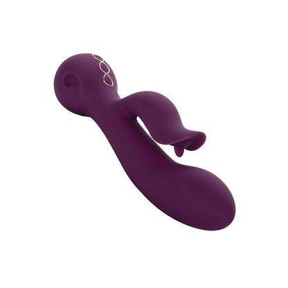 Obsession Fantasy Purple Vibrator with gold plating details