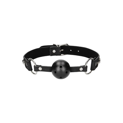 Black Diamond Breathable Ball Gag with Diamond Studs