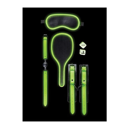 Ouch! Glow in the Dark Bondage Kit by Flawless Nite