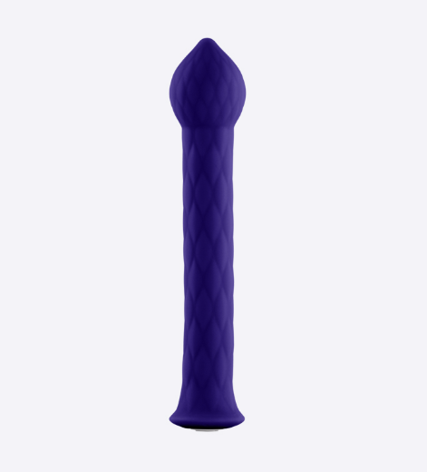 Femme Funn Diamond Wand in Dark Purple on a white background