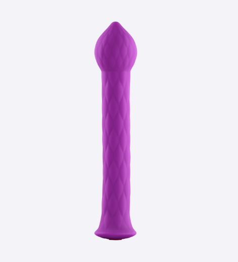 Femme Funn Diamond Wand in Purple on a white background