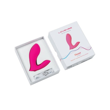 Lovense Flexer Dual Panty Vibrator in Pink Color